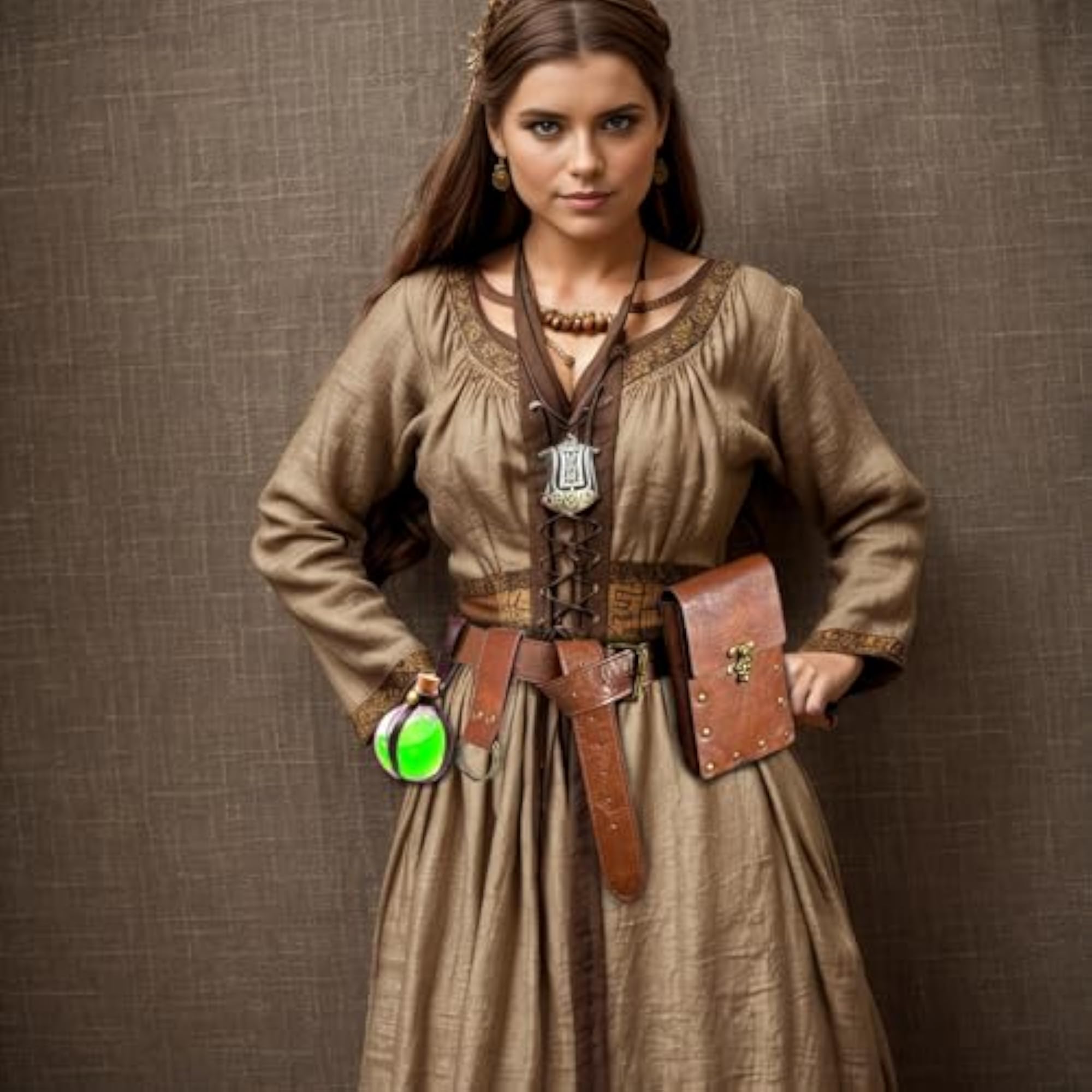 Renaissance Belt Pouch Waist Bag Medieval Bag